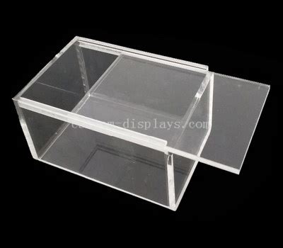 how to make a sliding lid metal box|sliding lid acrylic storage box.